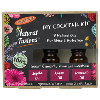 PALMER'S NATURAL FUSIONS HAIR & BODY CARE Shine & Hydration DIY Cocktail Kit