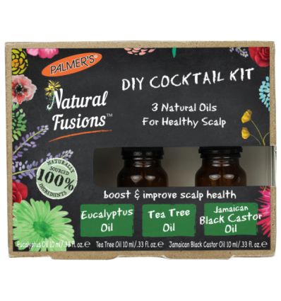PALMER'S NATURAL FUSIONS HAIR & BODY CARE Healthy Scalp DIY Cocktail Kit