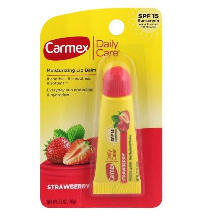 Carmex Moisturizing Lip Balm Strawberry SPF15