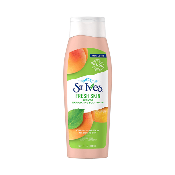 St.Ives Fresh Skin Apricot Exfoliating Body Wash 400mL