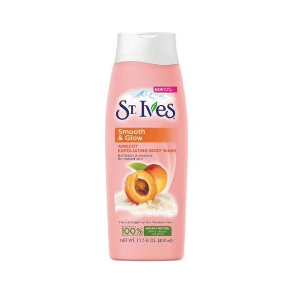 St.Ives Smooth & Glow Apricot Exfoliating Body Wash 400ML