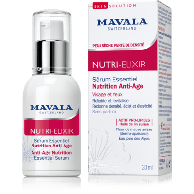 MAVALA SWISS SKIN SOLUTION Nutri-Elixir Essential Serum Face and Eyes 30mL MAVALA SWISS SKIN SOLUTION Nutri-Elixir Essential Serum Face and Eyes 30mL