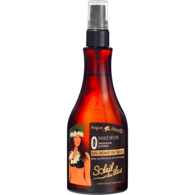 SOLEIL DES ILES - Huile Sèche Bronzage Intense Vanille SPF0 150mL