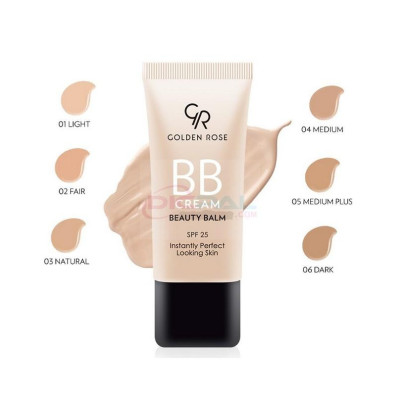 GOLDEN ROSE BB Cream Beauty Balm SPF25 