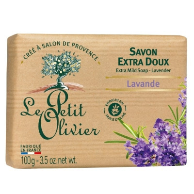 LE PETIT OLIVIER - Savon Extra Doux Lavande 100g