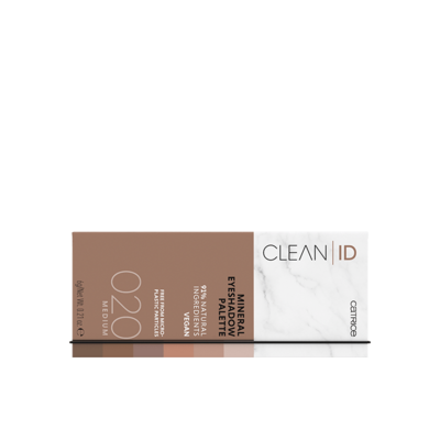 CATRICE Clean ID Mineral Eyeshadow Palette - 020 MEDIUM