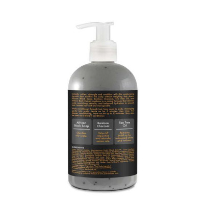 SHEA MOISTURE African Black Soap Bamboo Charcoal Balancing Conditioner 384mL SHEA MOISTURE African Black Soap Bamboo Charcoal Balancing Conditioner 384mL