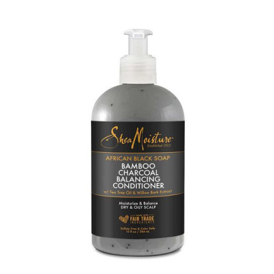 SHEA MOISTURE African Black Soap Bamboo Charcoal Balancing Conditioner 384mL SHEA MOISTURE African Black Soap Bamboo Charcoal Balancing Conditioner 384mL