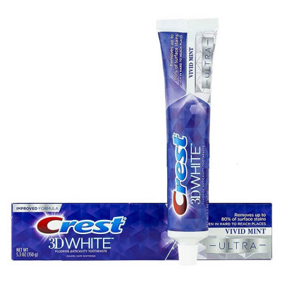 CREST 3D White Ultra Whitening Toothpaste Vivid Mint 147g