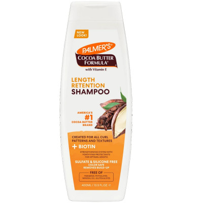 PALMER'S Cocoa Butter Formula + Biotin Length Retention Shampoo 400mL