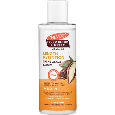 PALMER'S Cocoa Butter Formula + Biotin Length Retention Shine Glaze Serum 178mL