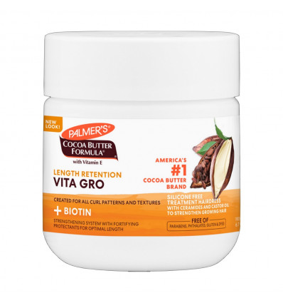 PALMER'S Cocoa Butter Formula + Biotin Length Retention Vita Gro 190G