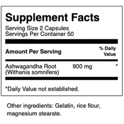 SWANSON - Full Spectrum Ashwagandha 450mg for stress support 100 Capsules