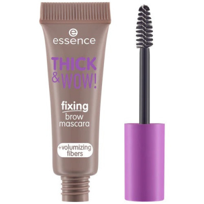 ESSENCE Thick & Wow ! Fixing Brow Mascara 02 Ash Brown, 6mL