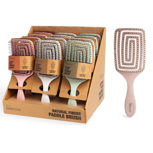 IDC INSTITUTE - Natural Fibers Paddle Brush Rose Pastel