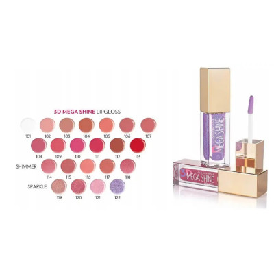 GOLDEN ROSE 3D Mega Shine Lipgloss