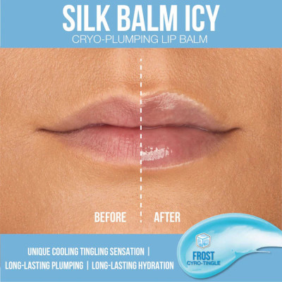 HUDABEAUTY - SILK BALM ICY Cryo-Plumping Lip Balm 3mL