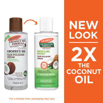 PALMER'S COCONUT OIL FORMULA PRODUCTS Hair Polisher Serum 178ml PALMER'S COCONUT OIL FORMULA PRODUCTS Hair Polisher Serum 178ml