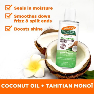 PALMER'S COCONUT OIL FORMULA PRODUCTS Hair Polisher Serum 178ml PALMER'S COCONUT OIL FORMULA PRODUCTS Hair Polisher Serum 178ml