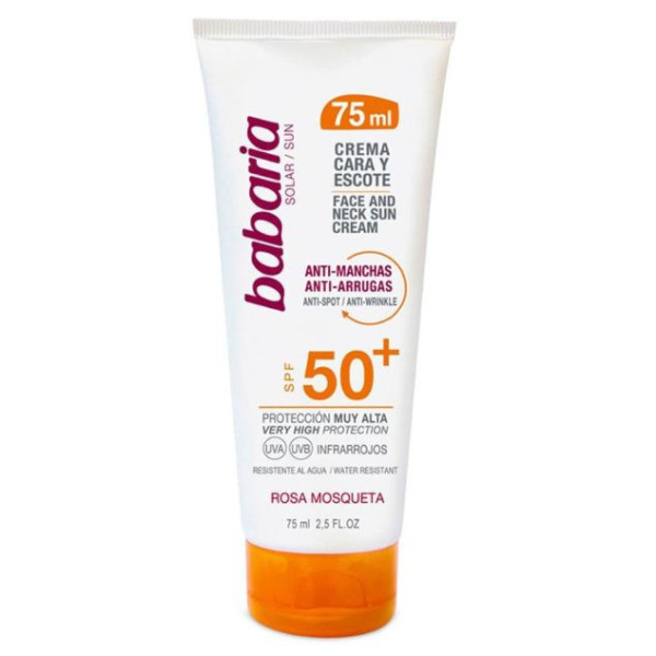 BABARIA CRÈME SOLAIRE ANTI-ÂGE SPF50+ 75ML