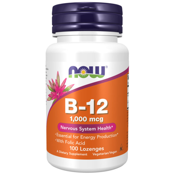 NOW - B-12  1,000 mcg Nervous System Health 100 capsules