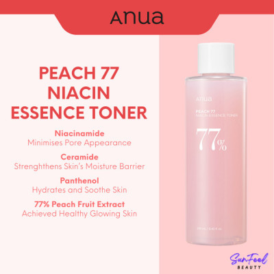 ANUA Peach 77 Niacin Essence Toner 250ml
