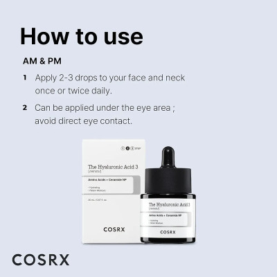 COSRX - THE HYALURONIC ACID 3 SERUM 20ml