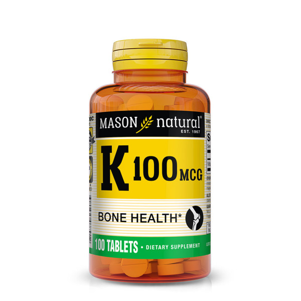 MASON NATURAL - VITAMIN K 100 MCG - 100 COMPRIMES