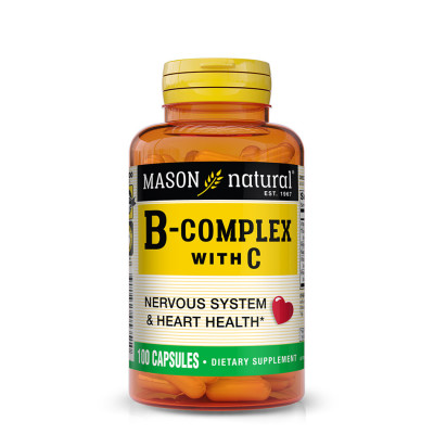 MASON NATURAL - B-COMPLEX WITH C - 100 CAPSULES