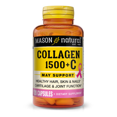 MASON NATURAL - COLLAGEN 1500 + C - 120 CAPSULES