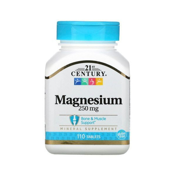 21ST CENTURY - MAGNESIUM 250mg - 110 TABLETS