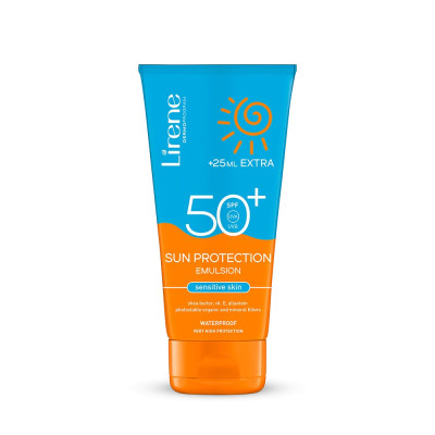 LIRENE - SUN FAMILY EMULSION PROTECTRICE POUR PEAUX SENSIBLES MAXI SIZE SPF 50+ 175 ml