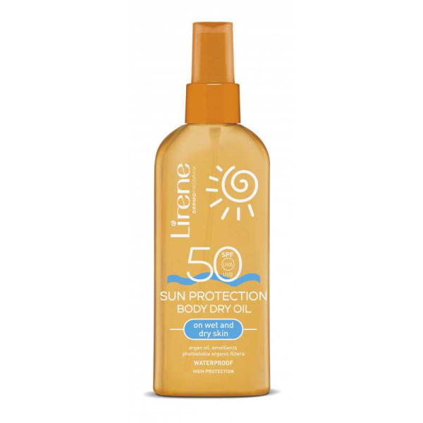 LIRENE - HUILE SECHE PROTECTRICE WATERPROOF SPF50 150ml