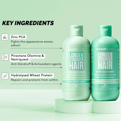 HAIRBURST - Longer Stronger Hair Après-shampoing Cheveux et Cuir Chevelu Gras 350ml