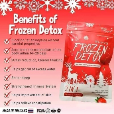 GLUTA FROZEN - Frozen Detox - 60 Capsules