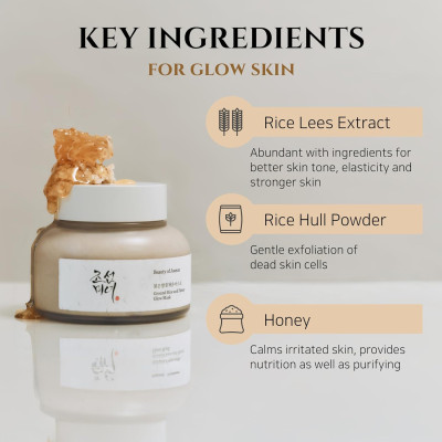 BEAUTY OF JOSEON - Ground Rice and Honey Glow Mask - 150ml