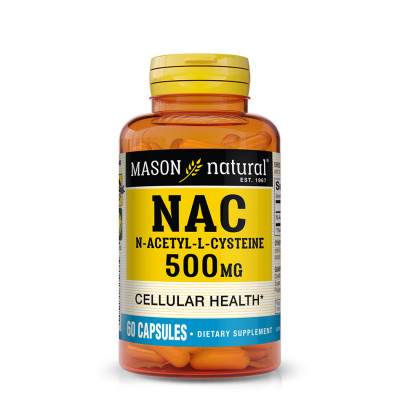 MASON NATURAL - NAC N-Acetyl L-Cysteine 500 mg - 60 cp