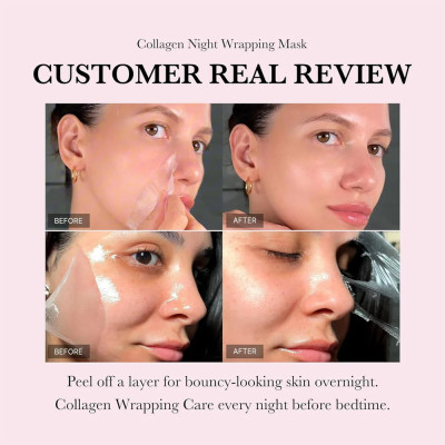 MEDICUBE - COLLAGEN NIGHT WRAPPING MASK - 75ML