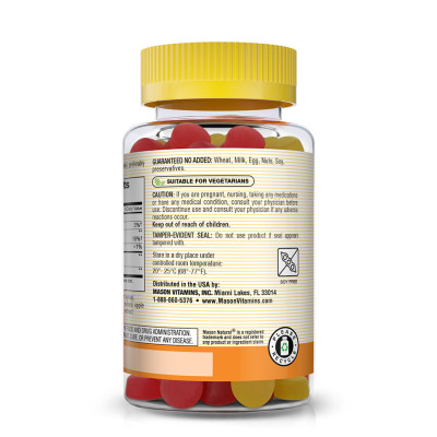 MASON NATURAL - APPLE CIDER VINEGAR 750MG - 60 Gummies