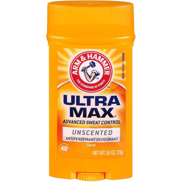 ARM & HAMMER - Ultra Max Deodorant Antiperspirant Unscented, 73gr