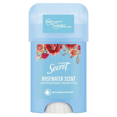 SECRET - Rosewater Scent Antiperspirant Cream Stick - 40ml