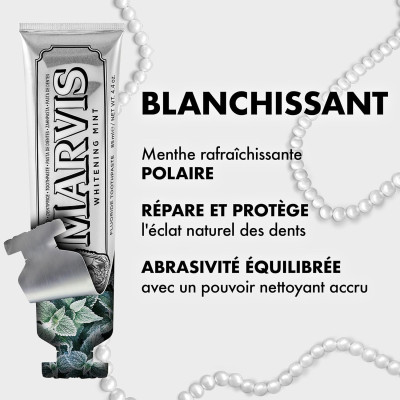 MARVIS - Dentifrice blanchissant à la Menthe, 85ml