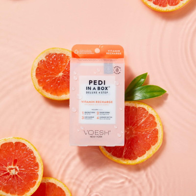 VOESH - Deluxe Pedicure Vitamin Recharge Pedi In A Box 4 in 1