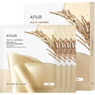 ANUA - Rice 70 Glow Collagen Mask - 1u