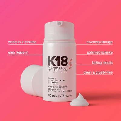 K18 - Leave-in Molecular Repair Hair Mask - 50ml K18 - Leave-in Molecular Repair Hair Mask - 50ml
