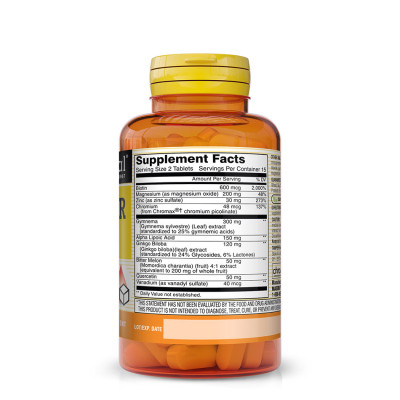 MASON NATURAL - Blood Sugar Balance - 30 Comprimés