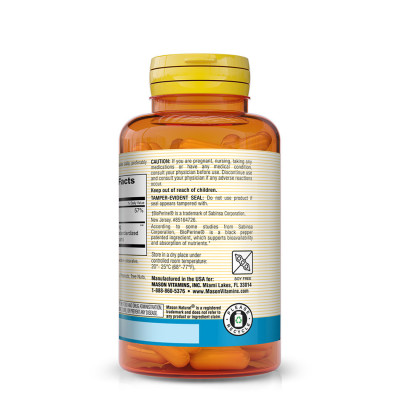 MASON NATURAL - Magnesium Glycinate w/Bioperine® - 60 Capsules