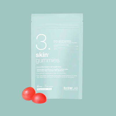 S+SWLAB 3. Skin Gummies - Goût Fruit Rouge - 42 Gummies