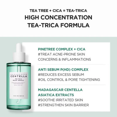 SKIN1004 - Madagascar Centella Tea-Trica Relief Ampoule - 100ml