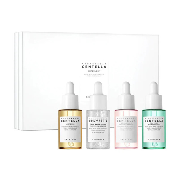 SKIN1004 - Kit d'ampoules Centella Madagascar 30 ml x 4